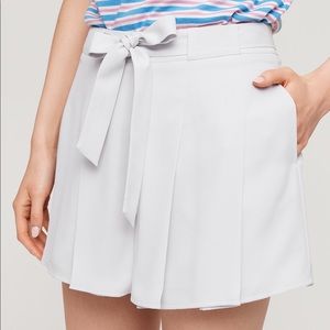 [2/$50] Aritzia / Sunday Best white chiffon shorts